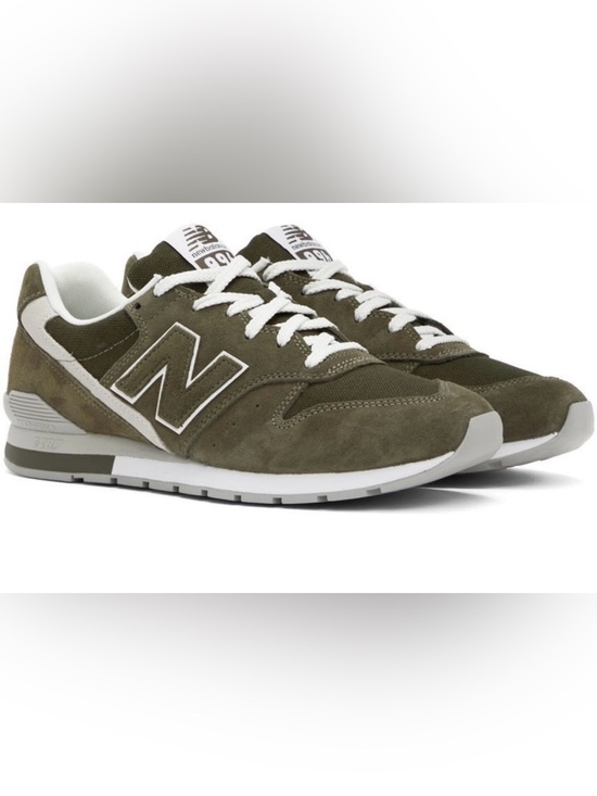 New Balance Shoes - New Balance 996 Khaki Green Suede & Mesh